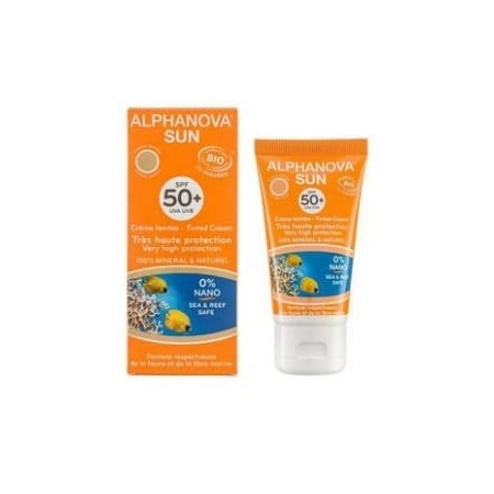 Alphanova Sun Bio Krem Przeciwsłoneczny, filtr SPF50 z fluidem BB 50ml